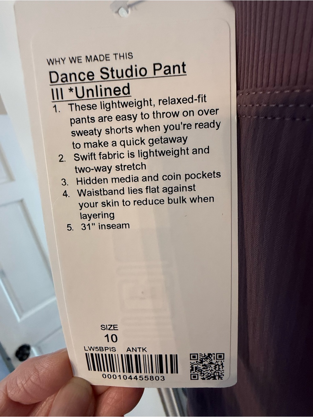 Lululemon Women’s Drawstring Pants - NWT-Antique Bark - Picture 4 of 7